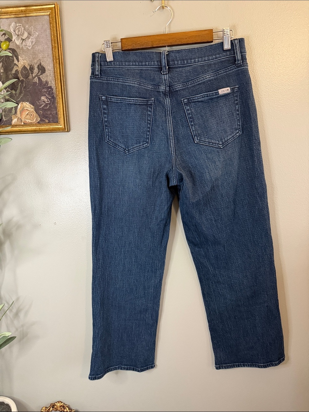 Joe’s Jeans High Rise Simone Straight Jeans Size 28 Dark Wash Premium Denim - Picture 8 of 8